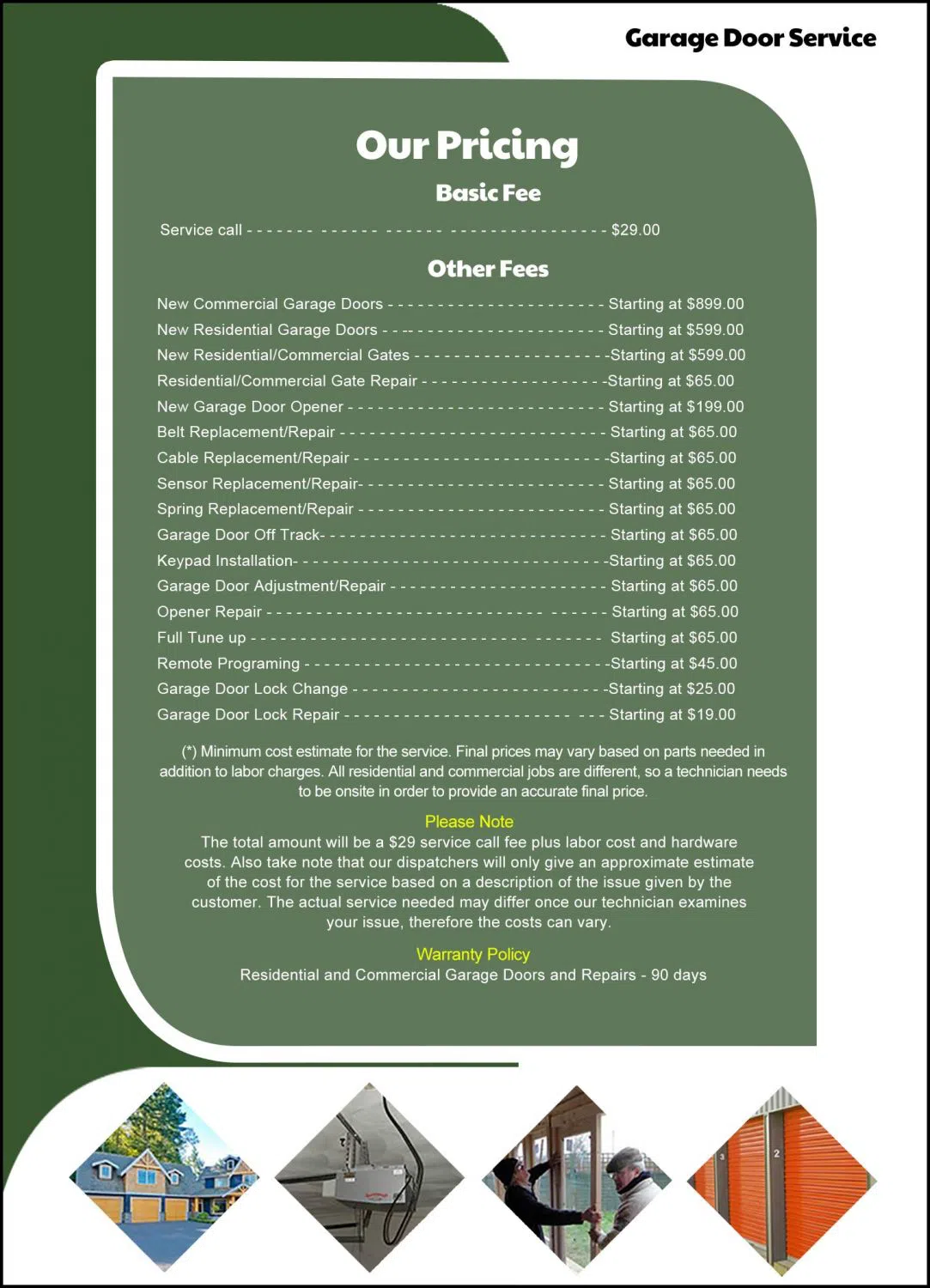 Metro Garage Door Service Jersey City, NJ 201-393-2047